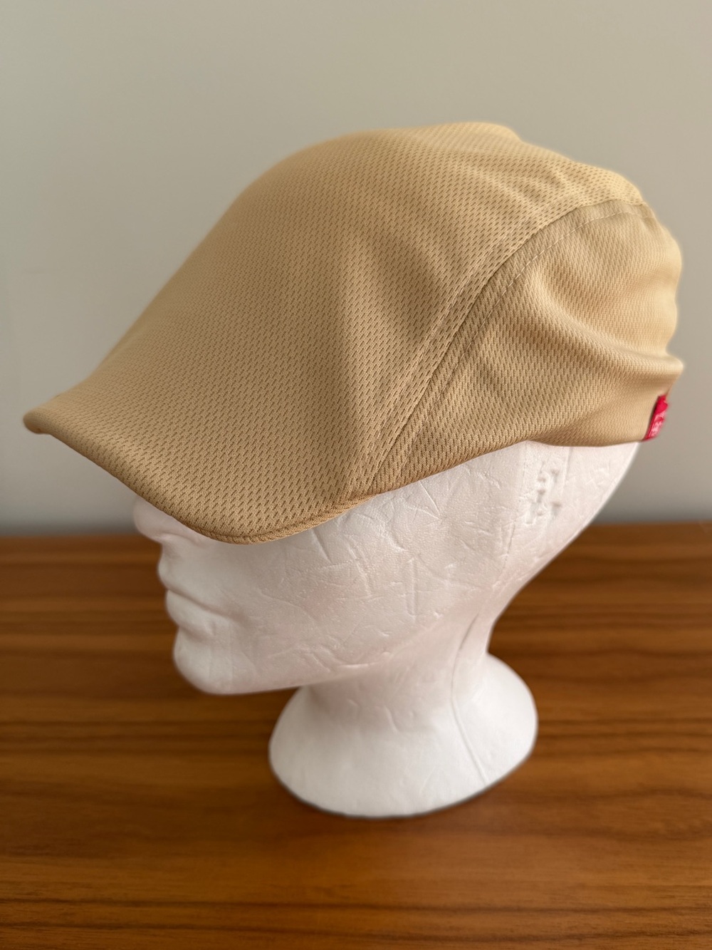 HBC Summer Olympic Beige Mesh Flat Cap Unisex Souvenir Team Canada Travel Casual